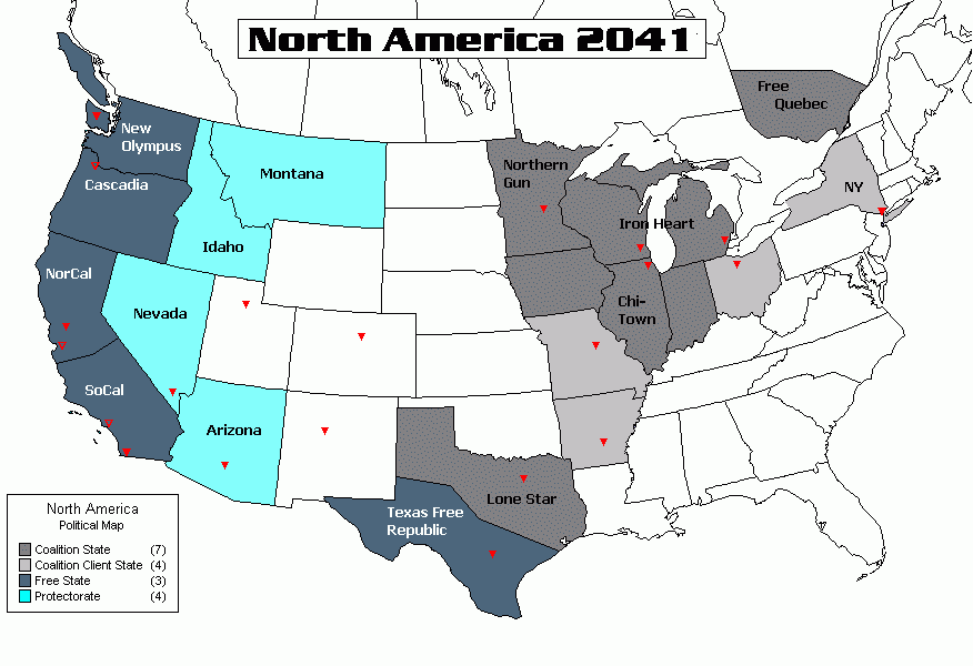 Cyberpunk 2020 World Map | Current Red Tide Florida Map